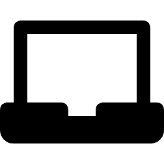 Laptop 2 Icon from Nova Solid Set