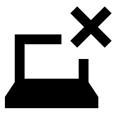 Laptop Remove Fill Icon from Sharp Fill - Material Pro Set