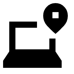 Laptop Track Fill Icon from Sharp Fill - Material Pro Set