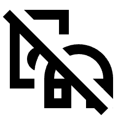 Media Output Off Icon from Sharp Line - Material Pro Set