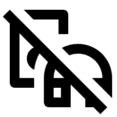 Media Output Off Icon from Outlined Line - Material Pro Set