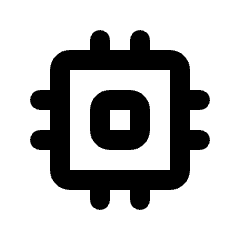 Memory Icon from Rounded Line - Streamline Material Set