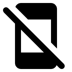 Mobile Off Fill Icon from Rounded Fill - Streamline Material Set