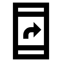 Mobile Screen Share Icon from Sharp Line - Streamline Material Set