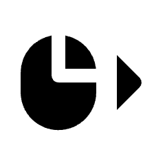 Mouse Right Fill Icon from Outlined Fill - Streamline Material Set