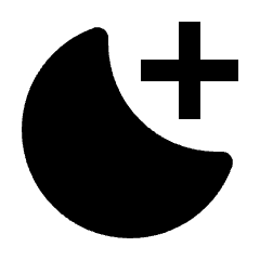 Night Sight Max Fill Icon from Outlined Fill - Streamline Material Set