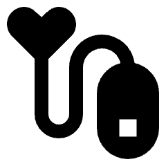 Pacemaker Fill Icon from Sharp Fill - Streamline Material Set