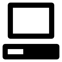Personal Computer Icon from Nova Solid Set