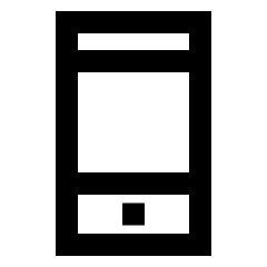 Phone Iphone Icon from Sharp Line - Streamline Material Set