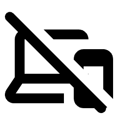 Phonelink Off Icon from Rounded Line - Material Pro Set