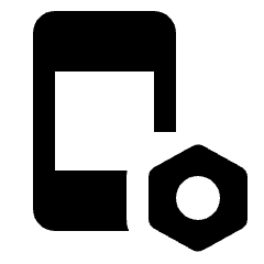 Phonelink Setup Alt Fill Icon from Rounded Fill - Material Pro Set