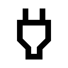 Power Icon from Sharp Line - Streamline Material Set