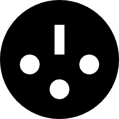 Power Adapter Icon from Nova Solid Set