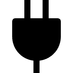 Power Cable Icon from Nova Solid Set