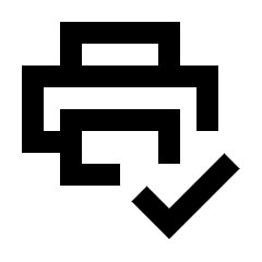 Print Connect Icon from Sharp Line - Streamline Material Set