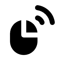 Right Click Mouse Fill Icon from Rounded Fill - Material Pro Set