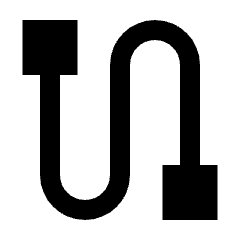 Route Fill Icon from Sharp Fill - Streamline Material Set