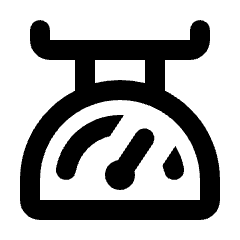 Scale Icon from Rounded Line - Material Pro Set