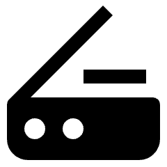Scanner Icon from Nova Solid Set