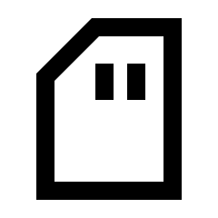 Sd Card Icon from Sharp Line - Material Pro Set