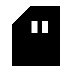 Sd Card Fill Icon from Sharp Fill - Streamline Material Set