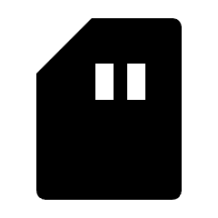 Sd Card Fill Icon from Outlined Fill - Streamline Material Set