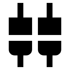 Settings Input Component Fill Icon from Sharp Fill - Material Pro Set