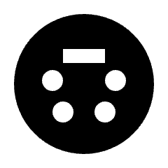 Settings Input Svideo Fill Icon from Outlined Fill - Streamline Material Set