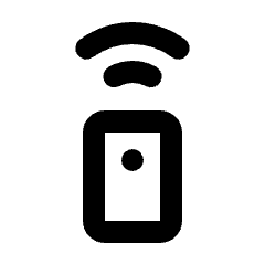 Settings Remote Icon from Rounded Line - Streamline Material Set