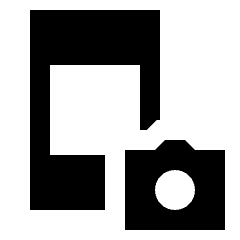 Smartphone Camera Fill Icon from Sharp Fill - Material Pro Set