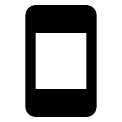 Smartphone Fill Icon from Rounded Fill - Streamline Material Set