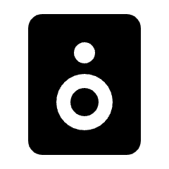 Speaker Fill Icon from Rounded Fill - Material Pro Set