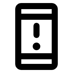 Stay Primary Portrait Icon from Rounded Line - Material Pro Set