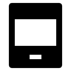 Tablet Android Fill Icon from Outlined Fill - Streamline Material Set