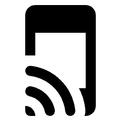 Tap And Play Fill Icon from Rounded Fill - Streamline Material Set
