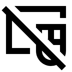 Touchpad Mouse Off Icon from Sharp Line - Streamline Material Set