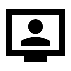 Tv Signin Icon from Sharp Line - Streamline Material Set