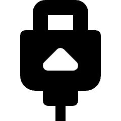 Usb Cable Icon from Nova Solid Set
