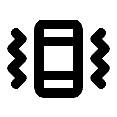 Vibration Icon from Rounded Line - Material Pro Set