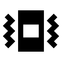 Vibration Fill Icon from Sharp Fill - Streamline Material Set
