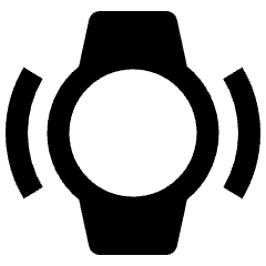 Watch Vibration Fill Icon from Outlined Fill - Material Pro Set