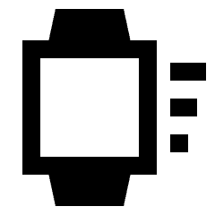Watch Wake Alt Fill Icon from Sharp Fill - Streamline Material Set