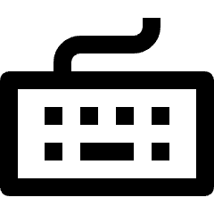 Wired Keyboard Icon from Nova Line Set