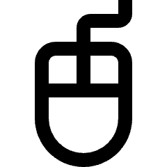 Wired Mouse Icon from Nova Line Set