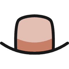 Hat Cowboy 1 Icon from Ultimate Colors Set