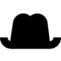 Hat Cowboy Icon from Nova Solid Set