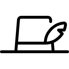 Hat Feather Icon from Ultimate Light Set