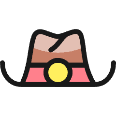 Hat Lady Cowboy Icon from Ultimate Colors Set