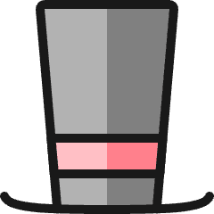 Hat Retro 1 Icon from Ultimate Colors Set