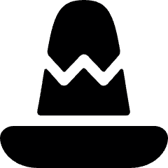 Hat Sombrero Icon from Ultimate Bold Set